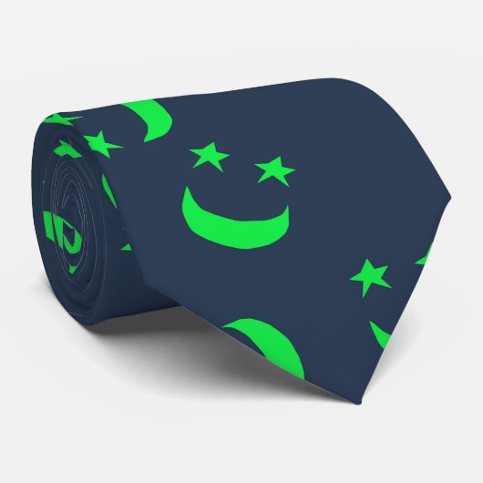 Celestial Faces Krawatte (Gerollt)