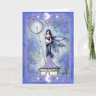 Celestial Fairy Blank Greeting Card Karte