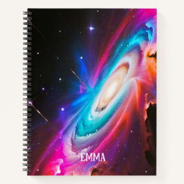 Celestial Fantasy Black Hole Individuelle Name Notizblock