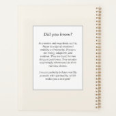 Celestial Fantasy Zodiac Symbol Pisces Birthday Planer (Rückseite)