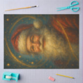 Celestial Father Christmas Decoupage Paper Seidenpapier (Basteln)