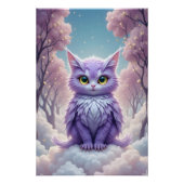 Celestial Feline Fantasy Poster (Vorderseite)