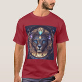 "Celestial Feline Guardian" T-Shirt (Vorderseite)