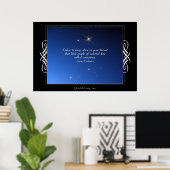 Celestial Fire Poster (Heimbüro)