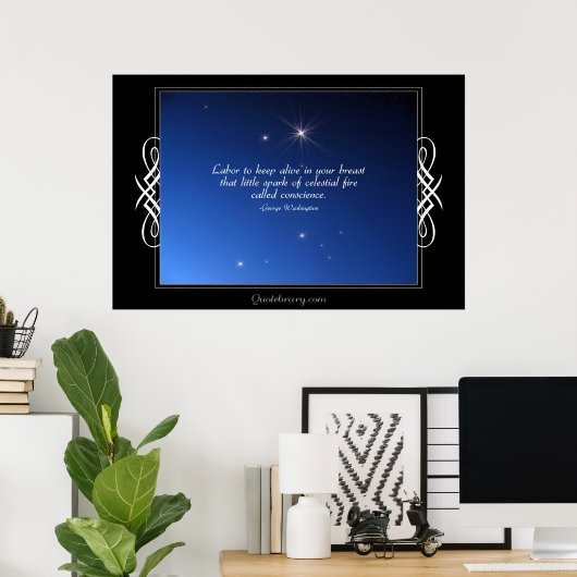 Celestial Fire Poster (Heimbüro)