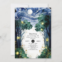 Celestial Firefly Woodland Birthday
