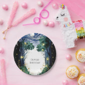 Celestial Firefly Woodland Birthday Pappteller (Party)