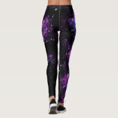Celestial Fireworks Lila Sparkle Leggings (Rückseite)