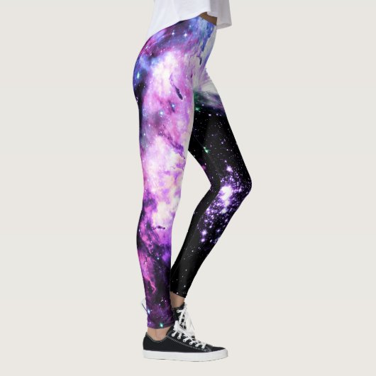 Celestial Fireworks Lila Sparkle Leggings (Rechts)