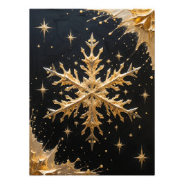 Celestial Flake – Baroque Winter Glamour Fotodruck