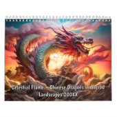 Celestial Flame – Chinese Dragons in Sacred Landsc Kalender (Titelbild)