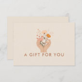 Celestial Floral Salon Business Gift Certificate (Vorne/Hinten)