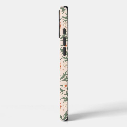 Celestial Floral Sunburst Seamless Pattern Design Case-Mate iPhone Hülle (Rückseite / Links)