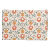 Celestial Floral Sunburst Seamless Pattern Design Kissenbezug (Rückseite-Links)