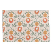 Celestial Floral Sunburst Seamless Pattern Design Kissenbezug (Rückseite-Rechts)