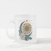 Celestial Flower Frosted Glass Mug Mattglastasse (Links)