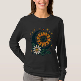 Celestial Flower Long Sleeve T-Shirt