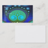 Celestial Forest Fine Fraktal Art Visitenkarte (Vorne/Hinten)