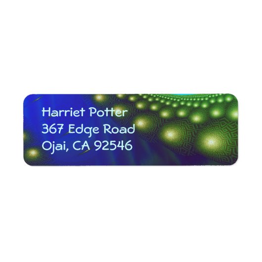 Celestial Forest Nature Muster Abstrakte Kunst (Vorne)