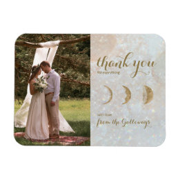 Celestial Foto Zodiac Moon Blue Wedding Vielen Dan Magnet
