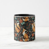 Celestial Fox in a Starry Night Sky Tasse (Zentrum)