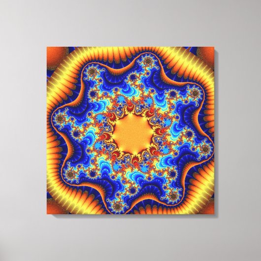 Celestial Fractalscope Leinwanddruck (Vorderseite)