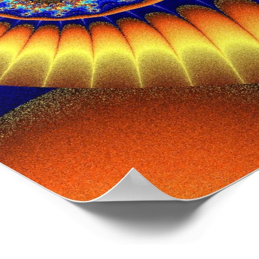 Celestial Fractalscope Poster (Ecke)