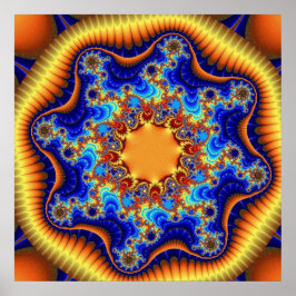 Celestial Fractalscope Poster
