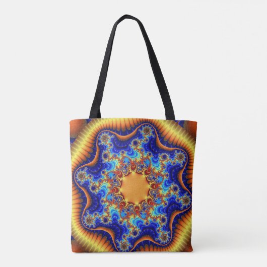 Celestial Fractalscope Tote Bag Tasche (Rückseite)