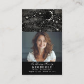 Celestial Funeral Memorial Gebet Fotokarte Visitenkarte (Vorderseite)