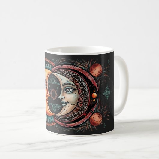 Celestial Fusion Boho Tasse von NocVeil (VorderseiteRechts)