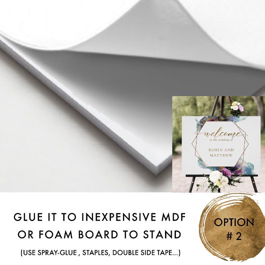 Celestial, Galaxy Blue Aquamarine Lila Begrüßung H Poster