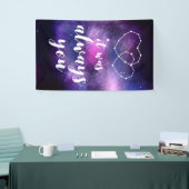 Celestial Galaxy Hochzeit Es war immer du Banner (Messeveranstaltung)