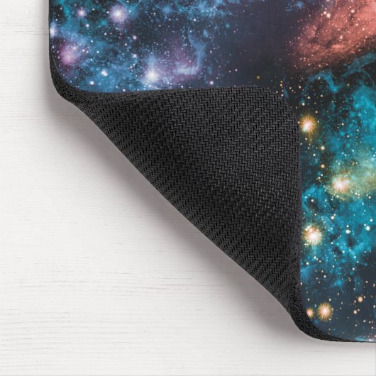 Celestial Galaxy Nebula Planet Hubble Foto Mousepad (Ecke)