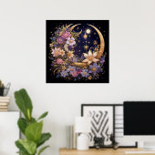 Celestial Garden Crescent Poster (Heimbüro)