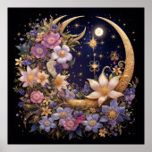 Celestial Garden Crescent Poster (Vorne)