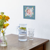 Celestial Garden Moon Star Aquamarines Neugeborene Foliendrucke (Ablage(Küche))