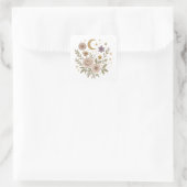 Celestial Garden” Mystical Floral Sticker (Tasche)