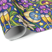 Celestial Garden Toast Pattern Geschenkpapier (Rolleneckpunkt)