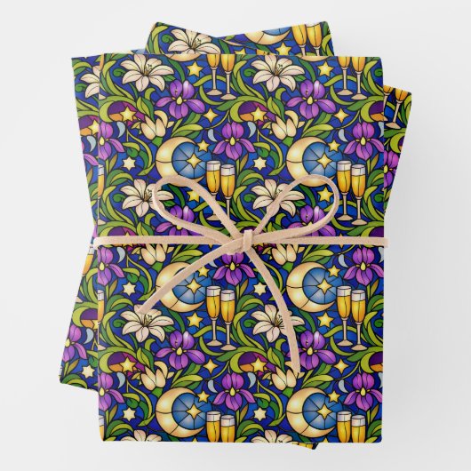 Celestial Garden Toast Pattern Geschenkpapier Set (Beispiel)