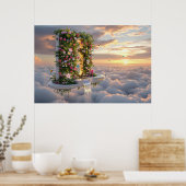 Celestial Garden: Where Waters Meet the Sky Poster (Küche)