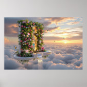 Celestial Garden: Where Waters Meet the Sky Poster (Vorne)