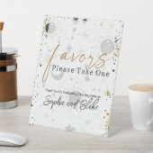 Celestial Gastgeschenke Hochzeiten Pedestal Sign Sockelschild (In SItu)