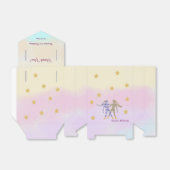 Celestial Gemini Watercolor | 1st Birthday Geschenkschachtel (Ungefaltet)