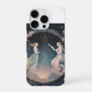 Celestial Gemini Zodiac Sign iPhone 16 Pro Hülle