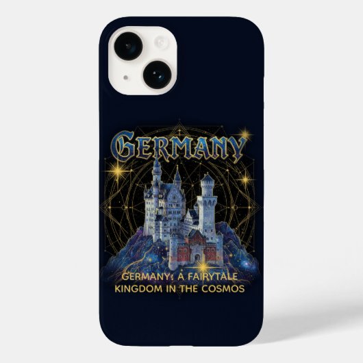 Celestial Germany Neuschwanstein Castle Art Case-Mate iPhone Hülle (Rückseite)