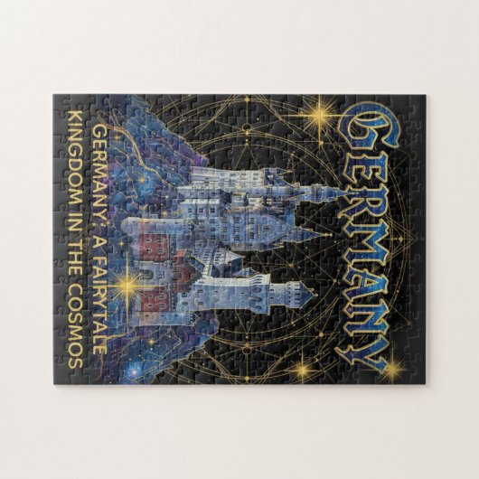 Celestial Germany Neuschwanstein Castle Art Puzzle (Horizontal)