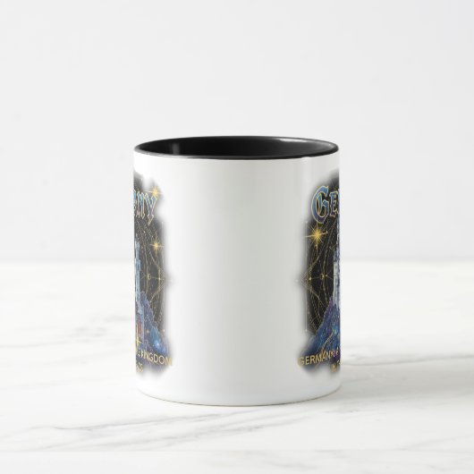 Celestial Germany Neuschwanstein Castle Art Tasse (Zentrum)