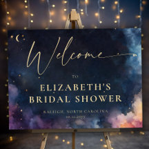 Celestial Gift Midnight Blue Brautparty Willkommen