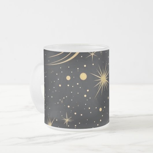 Celestial Glass Water Cup Mattglastasse (Vorderseite Links)
